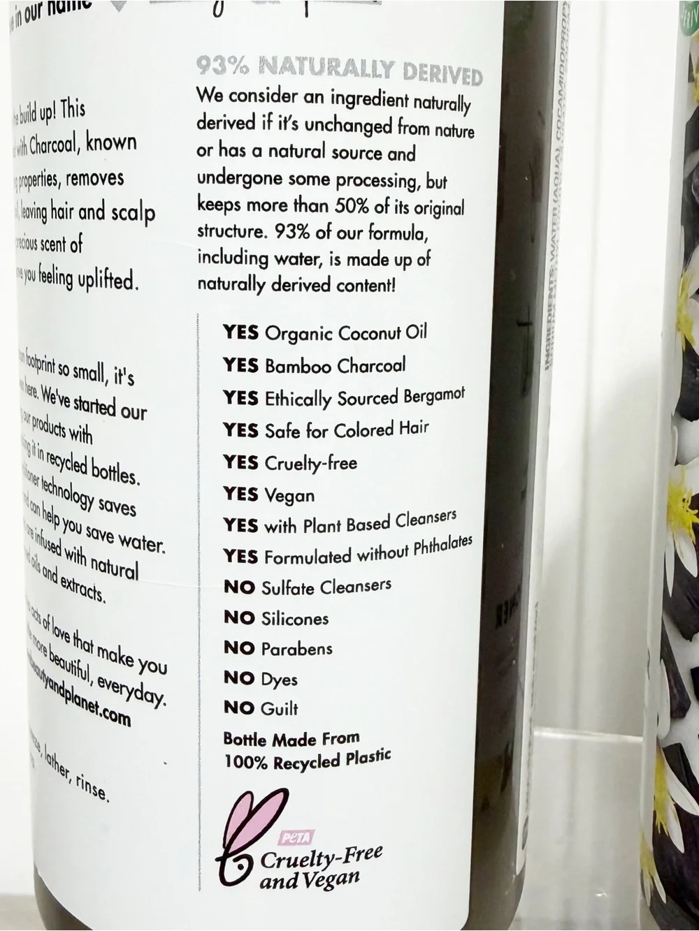 Love Beauty & Planet Delightful Detox SHAMPOO & CONDITIONER Charcoal & Bergamot